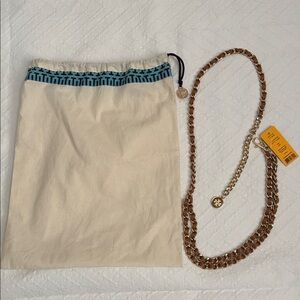 New with tags
Tory Burch chain leather belt